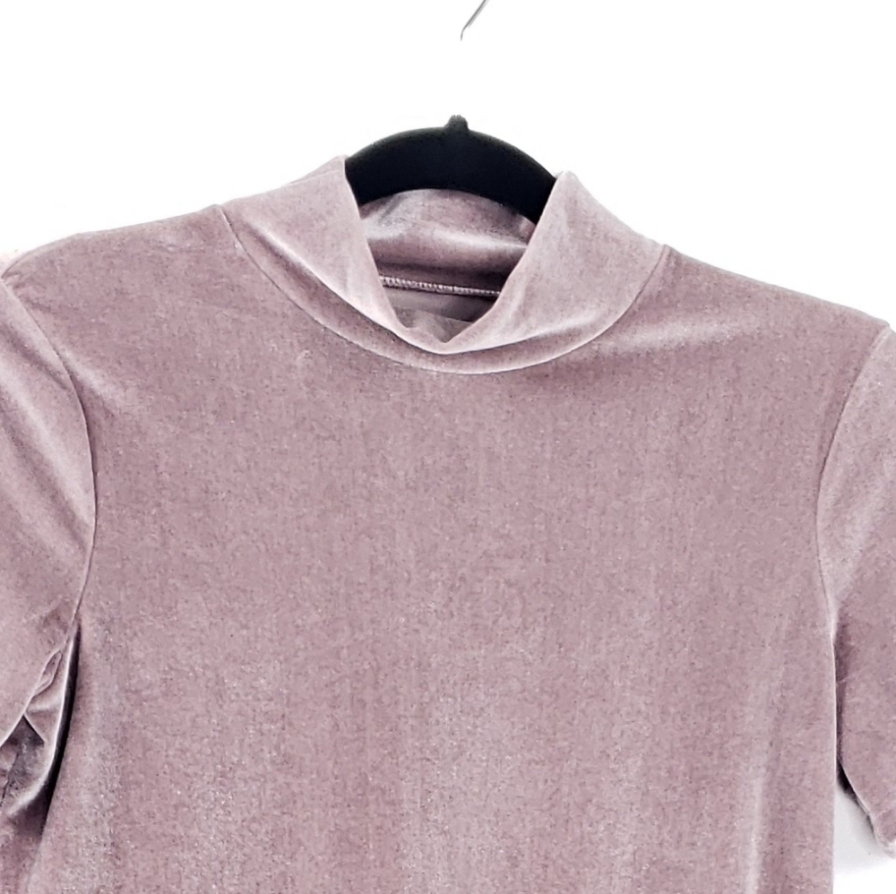 Madewell velvet mock turtleneck mini dress size xxs - Picture 4 of 5